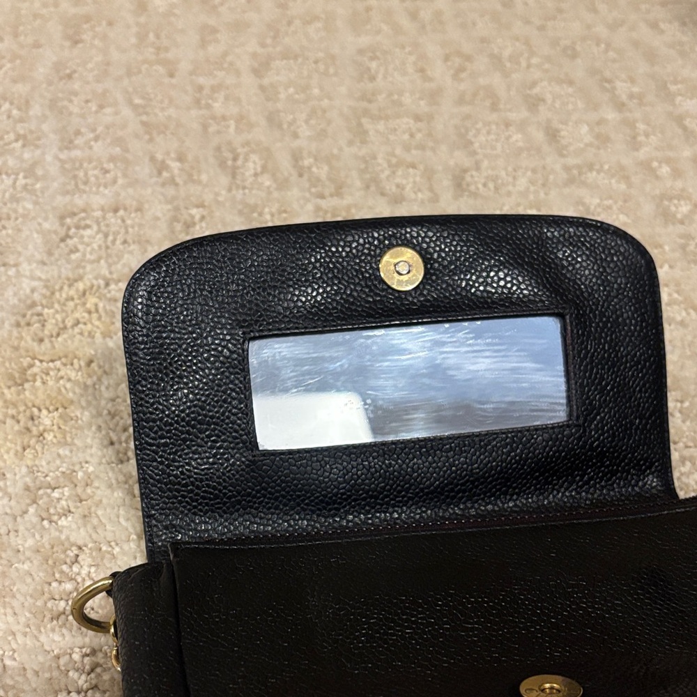 Chanel Black Leather Chain Bag - Picture 15 of 15